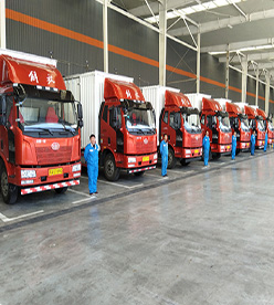 常州到上海物流公司车辆展示